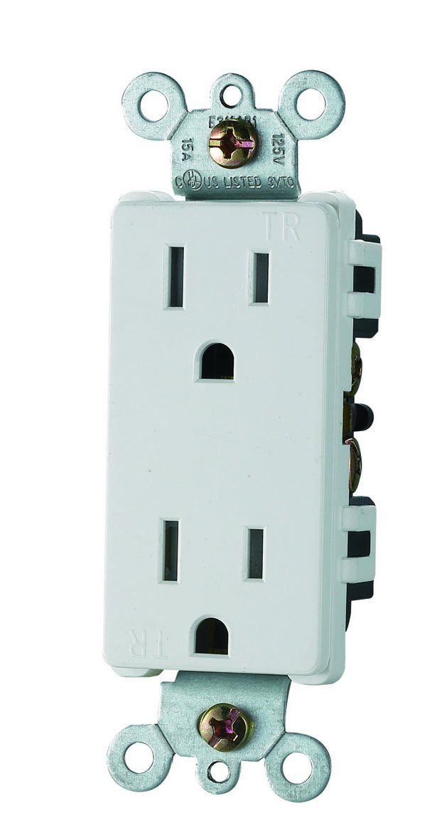 UL, Tamper-Resistant, Decora Plus Duplex Electrical Receptacle