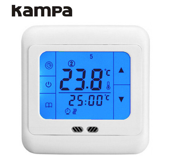 LCD Touch Screen Thermostat for Boiler Heating System
