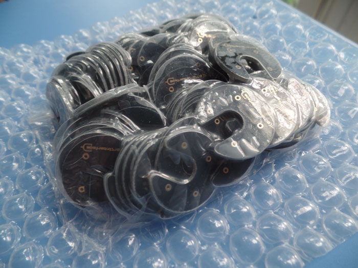 Black Soldermask PCB Circuit 2 Layer 1.6mm Board Thick with Enig