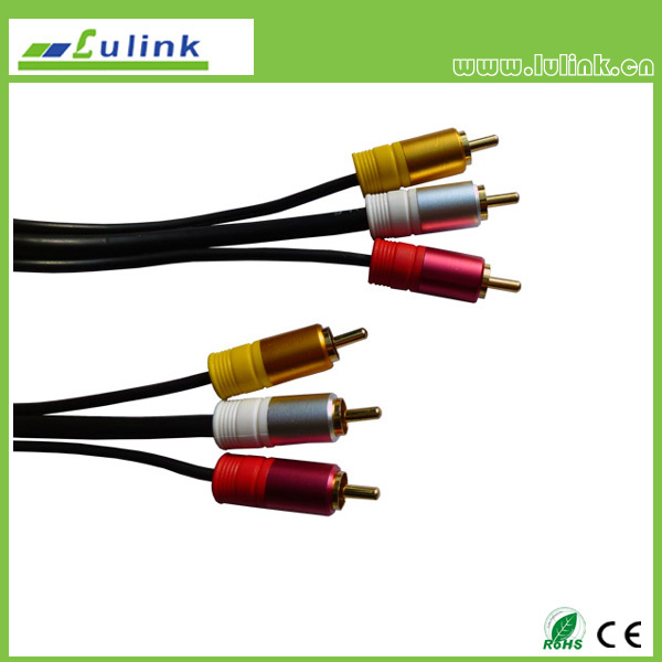 High Speed 3 RCA to 3 RCA AV Audio/Video Cable
