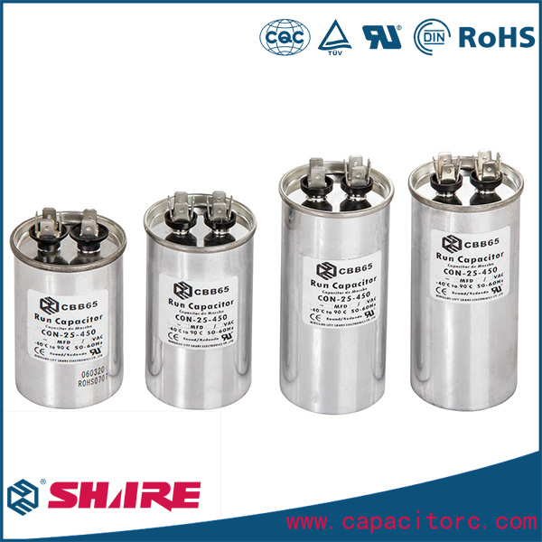 Cbb65 Freezer Motor Run AC Dual Capacitor Air Conditioner and Refrigerator Capacitor