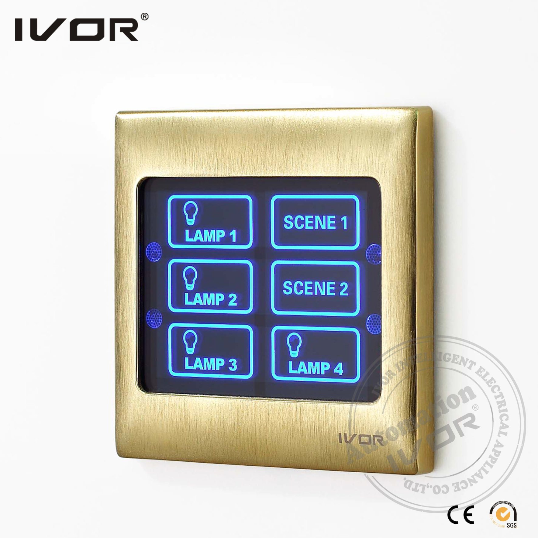 Ivor Smart Home Light Switch with Scene and Remote Control