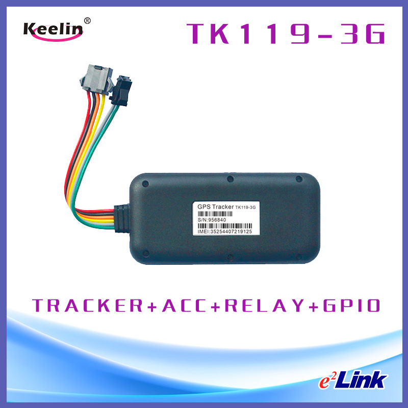 3G Network Hardwired GPS Tracker Acc Checking Multiple Alerts Waterproof Gpio Port