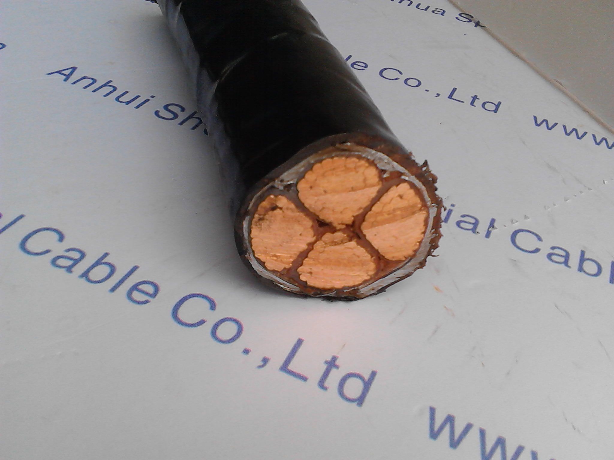 Electric PVC Power Cable with XLPE Insulation