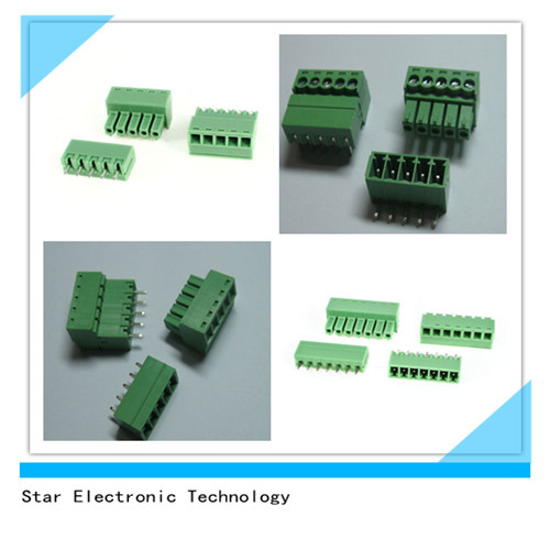 3.5mm 3.81mm Pitch Terminal Block Pluggable Female and Male