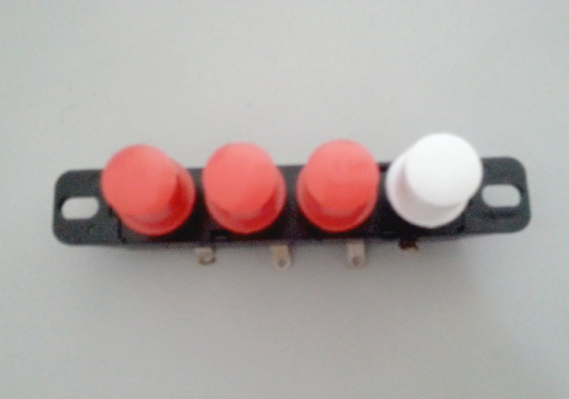 Rocker Switch Four Push-Button Electric Switch/Push Button Switch Snap Kcd4
