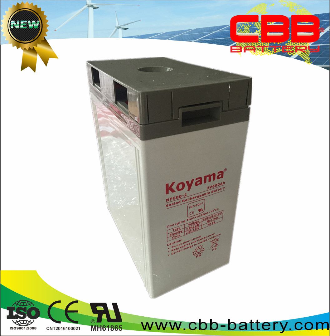 600ah 2V AGM Battery for Solar off Grid System