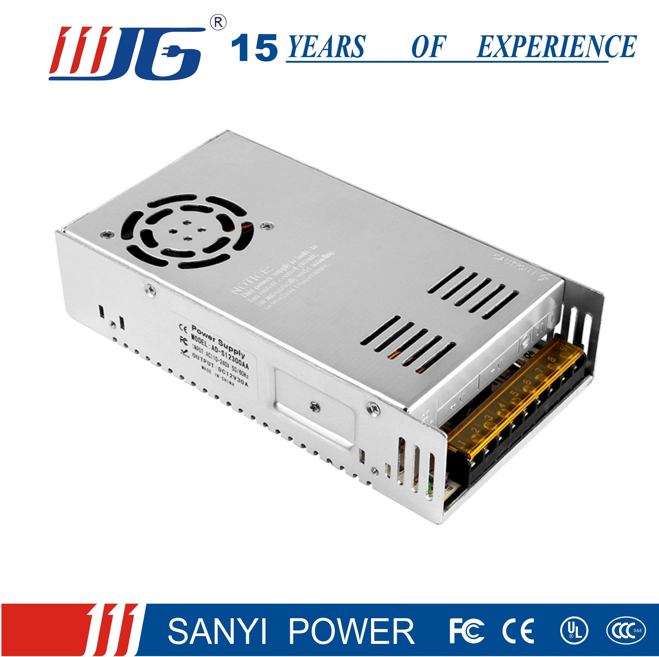 480W 12V/24V AC/DC LED Switch Power Supply