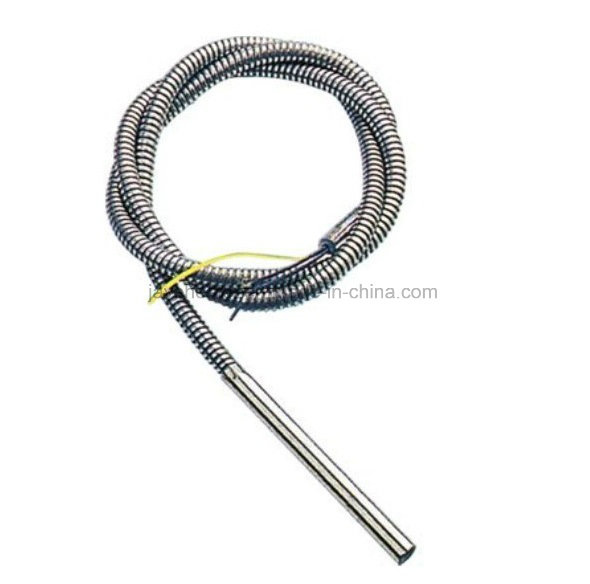 High Density Cartridge Heater with Stainless Steel Metal Braid Wire