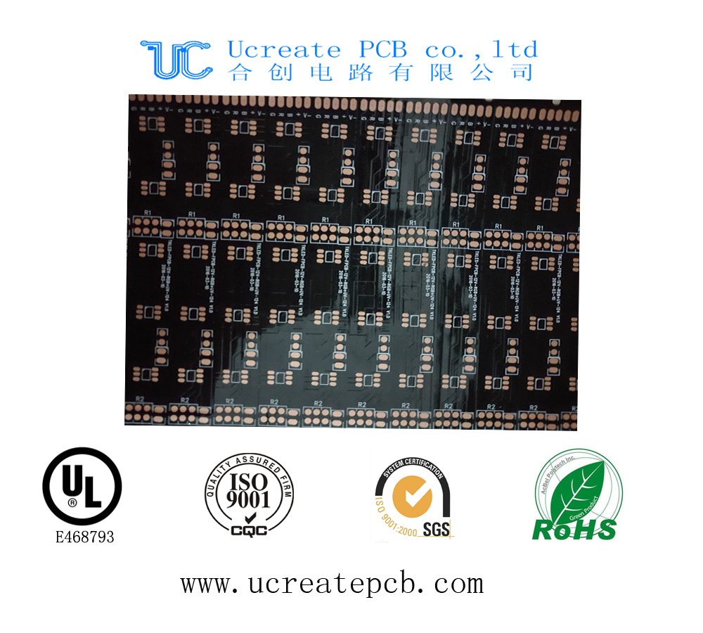 Black Mask LED Strip PCB Manufacturing with High Quality
