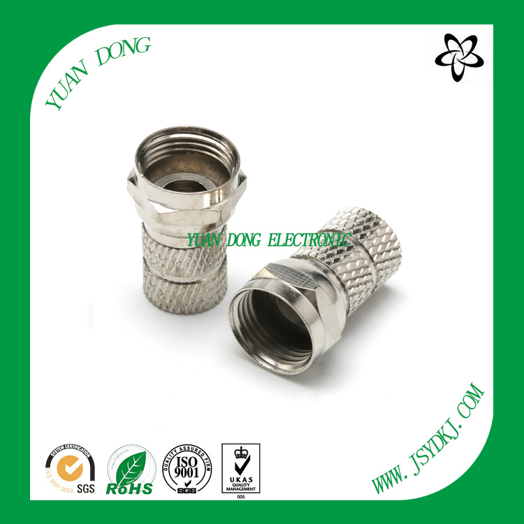 RG6 Compression Screw Thread CATV Connector
