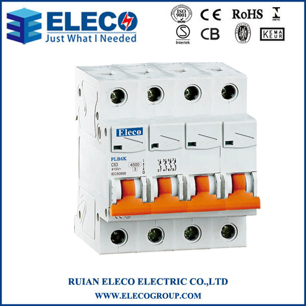 4p Mini Circuit Breaker (PLB6K Series)