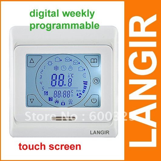 E91 Touch Screen Underfloor Heating Thermostat