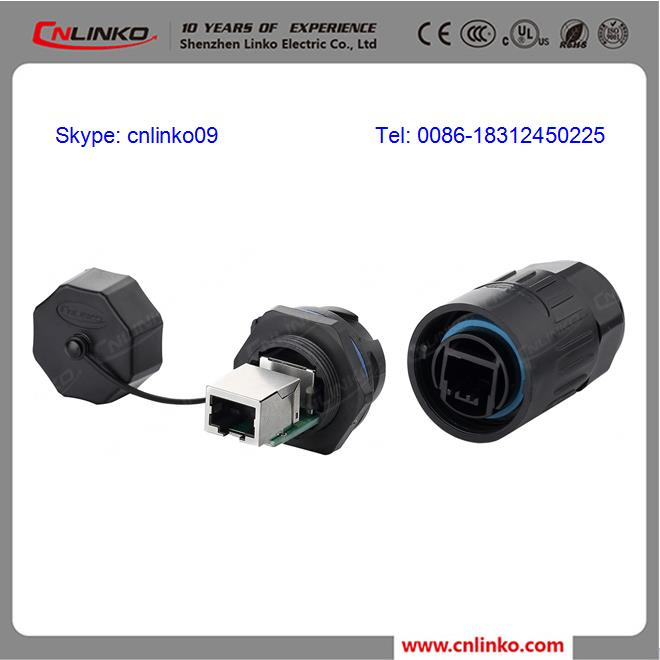 Waterproof IP67 CAT6 RJ45 Connector/8p8c Connector
