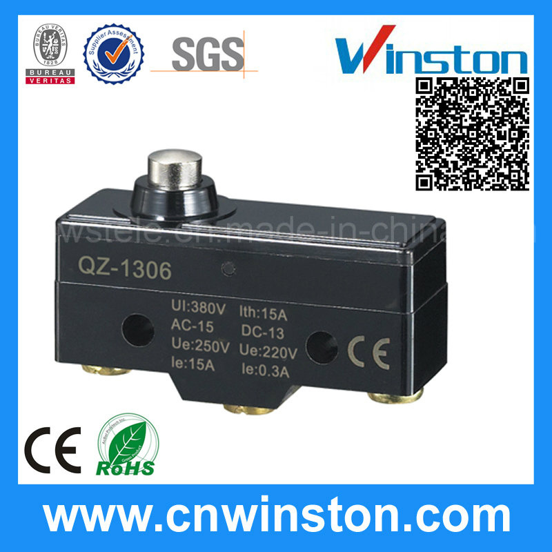 ABS Plastic Tiny Pushbutton Micro Limit Switch with CE