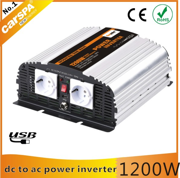 1200W DC/AC Power Inverter with USB