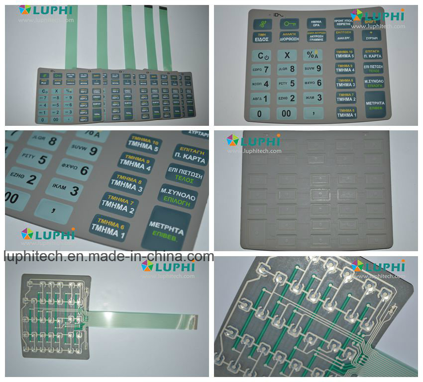 Customized Good Touch Feeling Silicon Rubber Keypad Switch (MIC-0067)