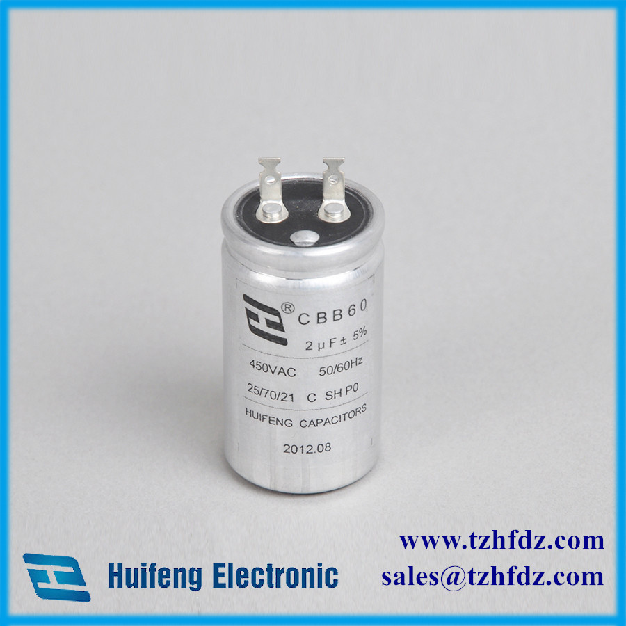 Cbb60 Motor Run Capacitor with Pins