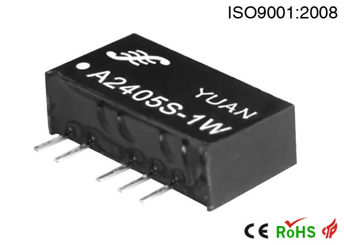 1W-2W Fixed Input, Unregulated Dual Output DC/DC Converter