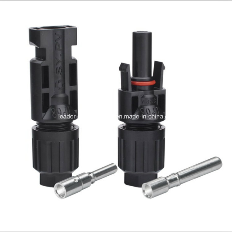 TUV/UL IP68 Mc4 Solar Cable Connector with CNC Pin