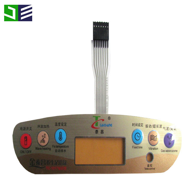 Polycarbonate Medical Membrane Switch Panel with 3m467 Adhesive