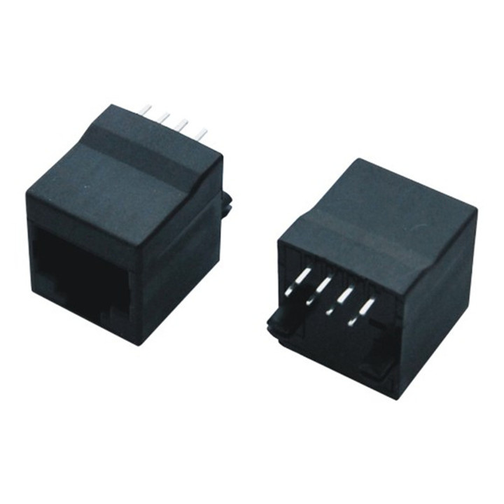 No Ears RJ45 Jack 8pin Network Female Socket RJ45 Connector