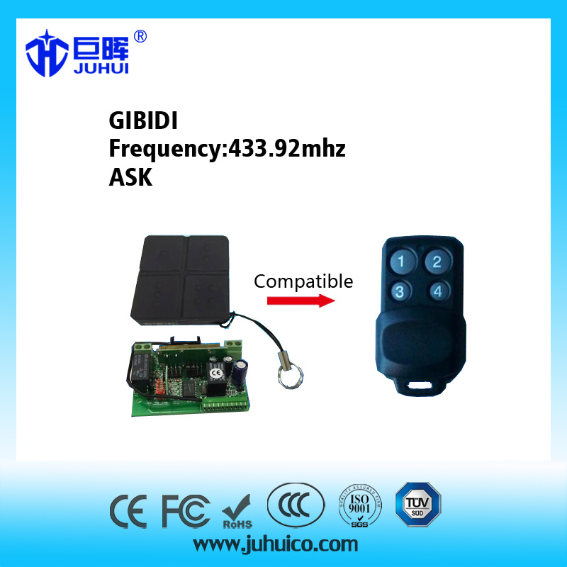 Gibidi Rolling Code Remote Control Duplicator Face to Face 433MHz
