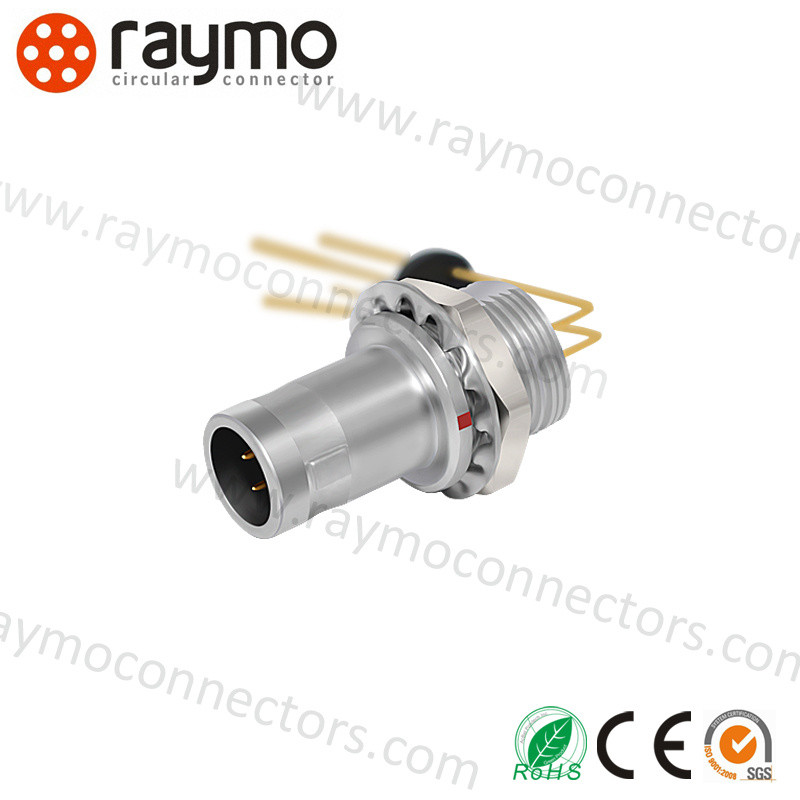 Raymo Lemos Compatbile Plug 0b Series Fixed Plug for PCB Mount Box 2pin 4pin 5pin 6pin 7pin 9pin Circular Connector