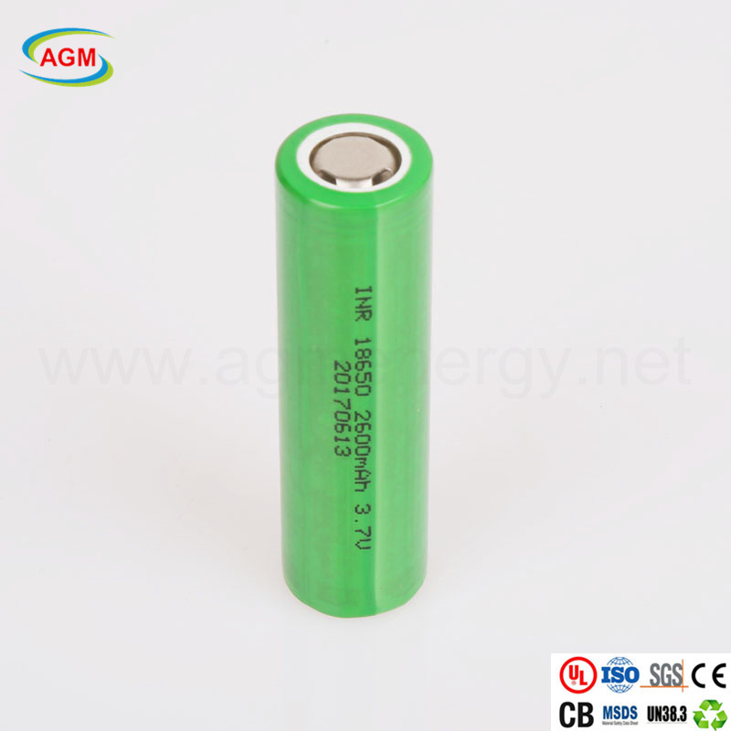 Stable Quality Inr 18650 2600mAh 3.7V Cylindrical Lithium Battery