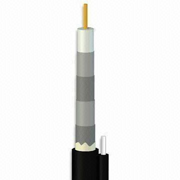 Rg11 Quad Shield Coaxial Cable with Messenger Plus Flooding Compound