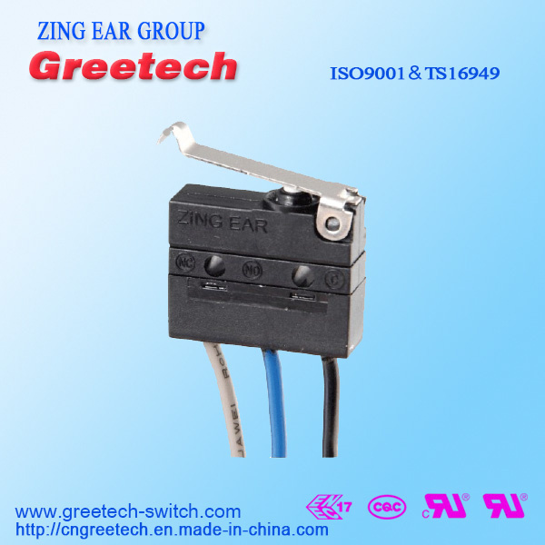 Water Proof (IP67) Sealed Mini Micro Switch Used in Auto Control