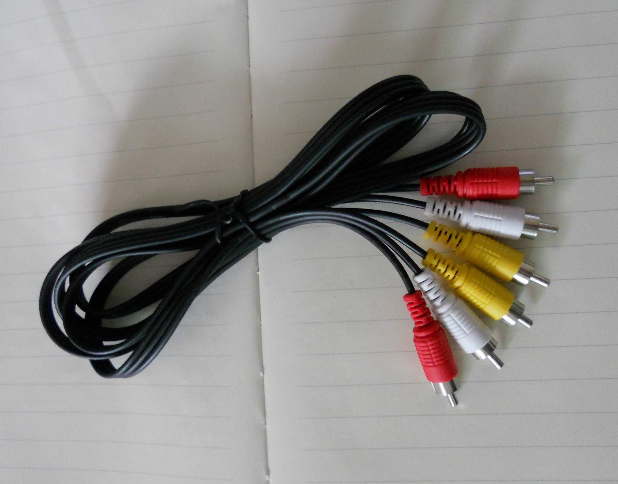 Cheap 3RCA Cable 2meter for Auido and Video