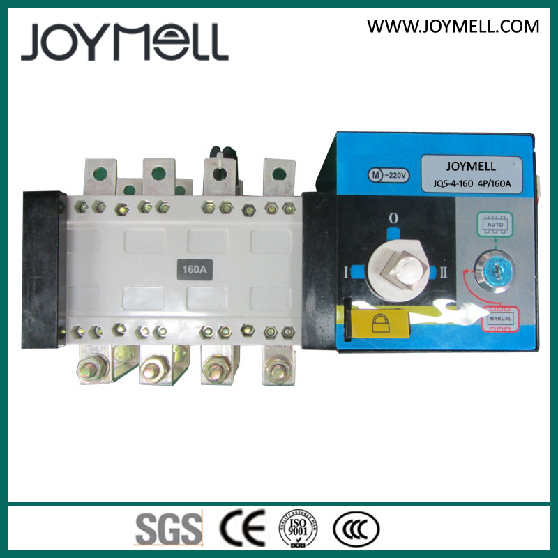 Generator System Automatic Transfer 3p 4p 160A Dual Power Switch