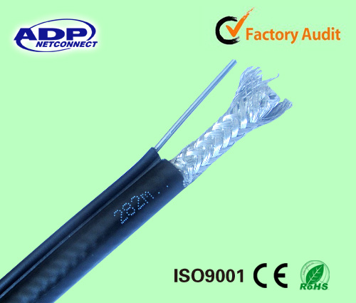 High Quality Coaxial Cable Rg11 with Messenger Wire
