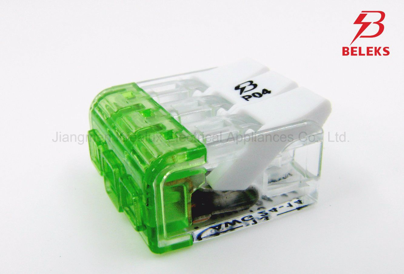 Beleks P04-3p Lever-Nuts 3 Conductor Compact Connectors