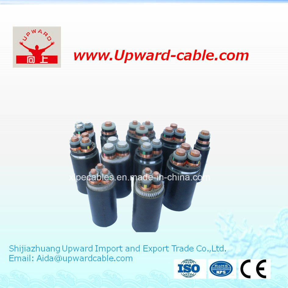 High Voltage Electrical Cable Cu/XLPE/PVC Power Cable