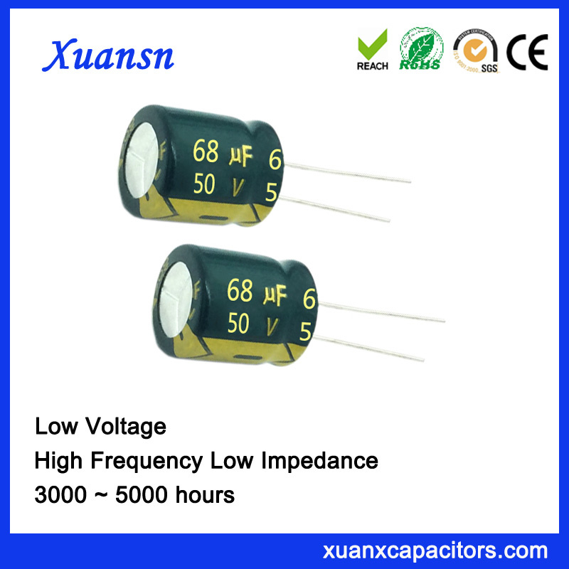 50V 68UF High Frequency Electrolytic Capacitor Manufacturer