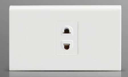 Types of Convenience 2 Pin Universal Electrical Wall Outlet