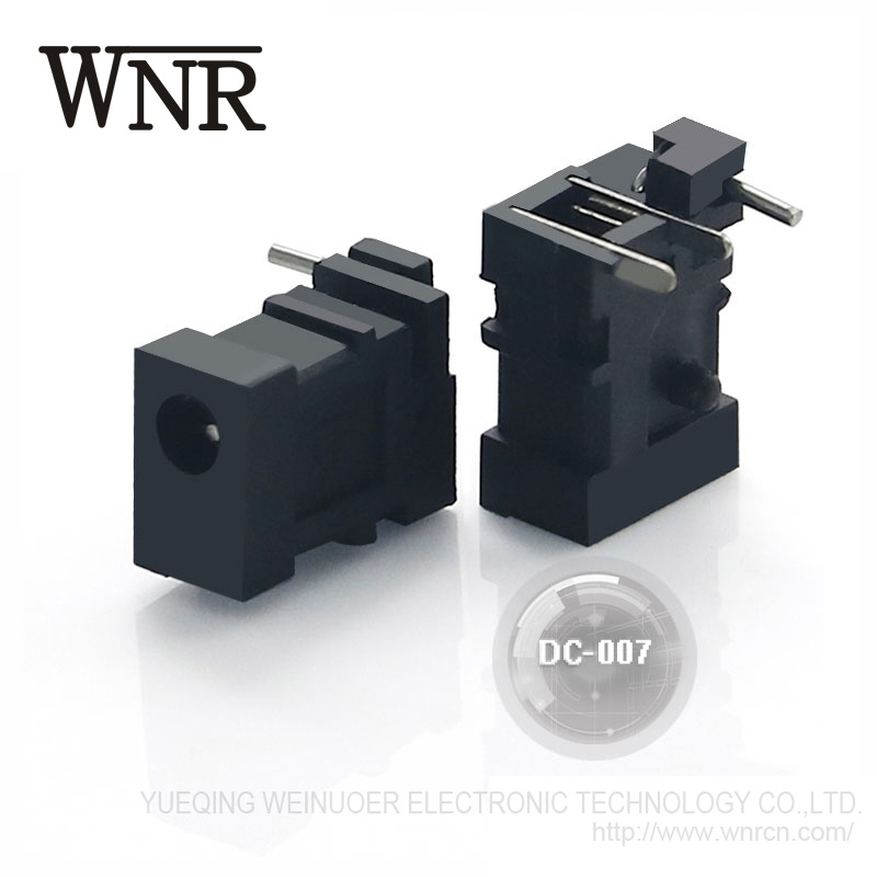 Wnre Female DC Power Socket 3 Pin DC-007 DC Power Jack
