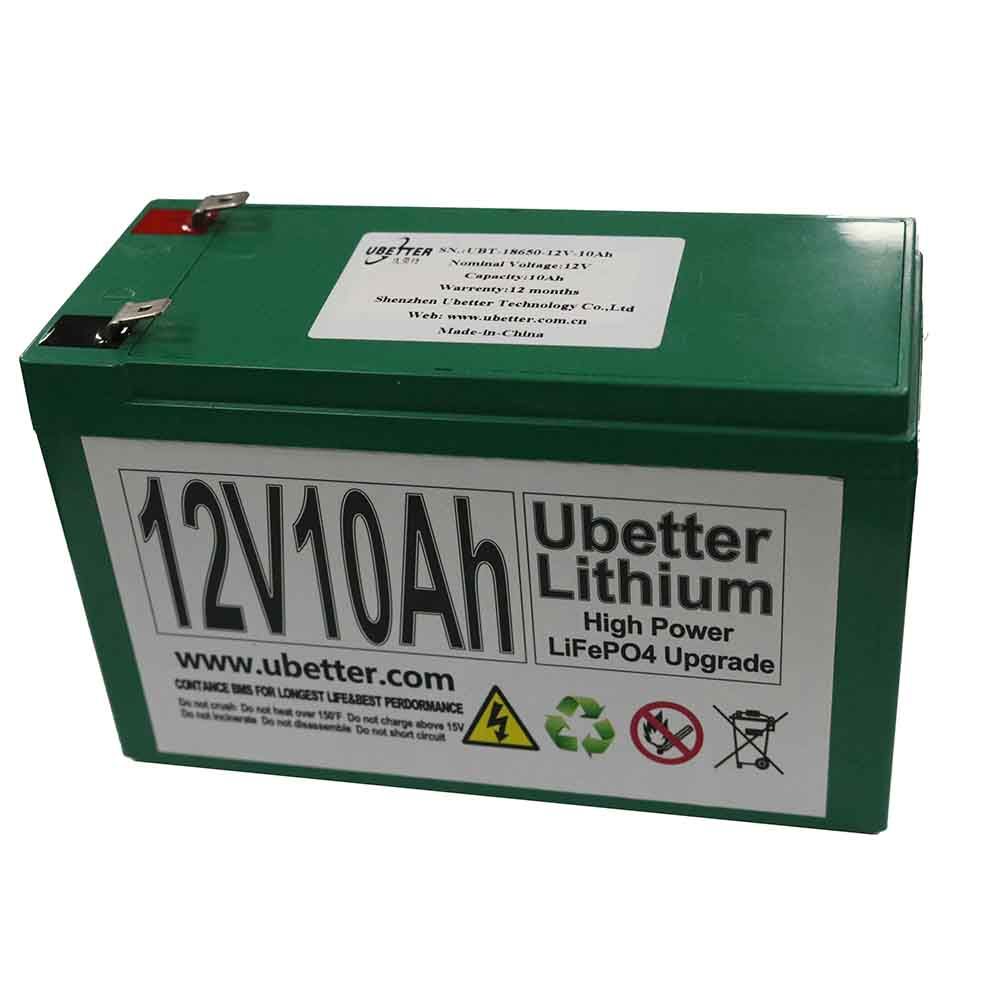Lead Acid Battery Replacement Lithium Ion Battery Pack 12V10ah