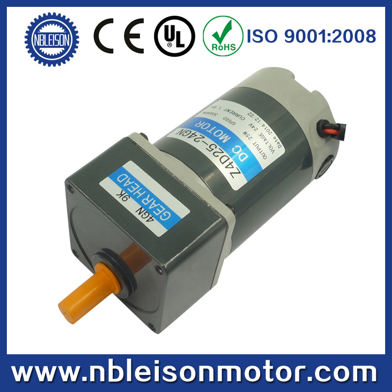 25W 12V Low Rpm DC Micro Gear Motor
