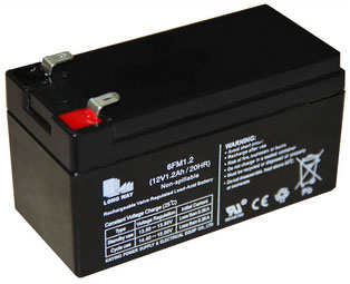 6V1.2ah AGM Chargeable Battery for Fire Alarm System