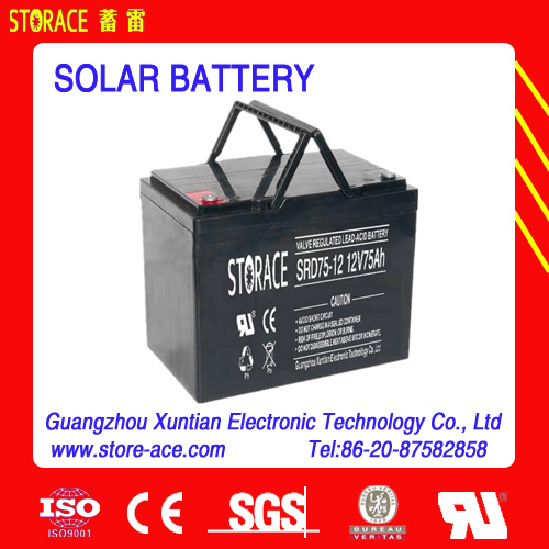 Deep Cycle Battery 12V 75ah Made in China