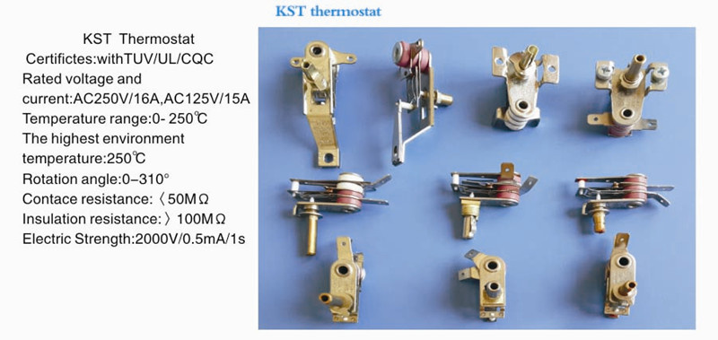 Ksd Electric Kettle Bimetal Thermostat