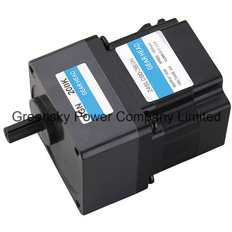 High Voltage 230V Brushless Commutation 40W 80mm Gear Motor