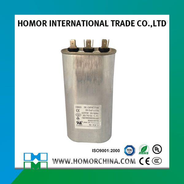 Oval Shape Cbb65 Sh Capacitor 35UF 440VAC