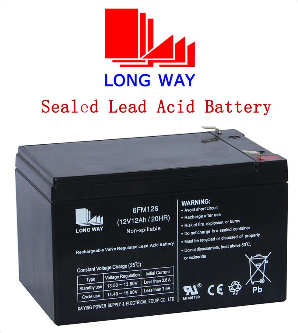 12V12ah Rechargeable Deep Cycle Solar Battery for Solar Tracking System