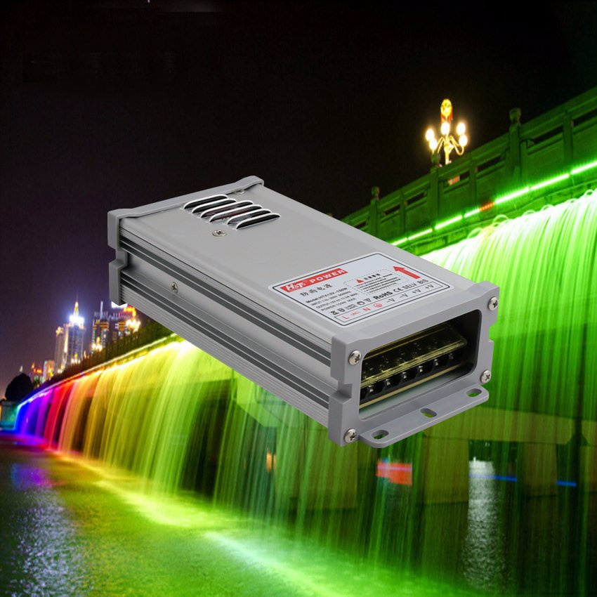 12V 12A Rainproof Outdoor LED Power Supply for Lighting Project