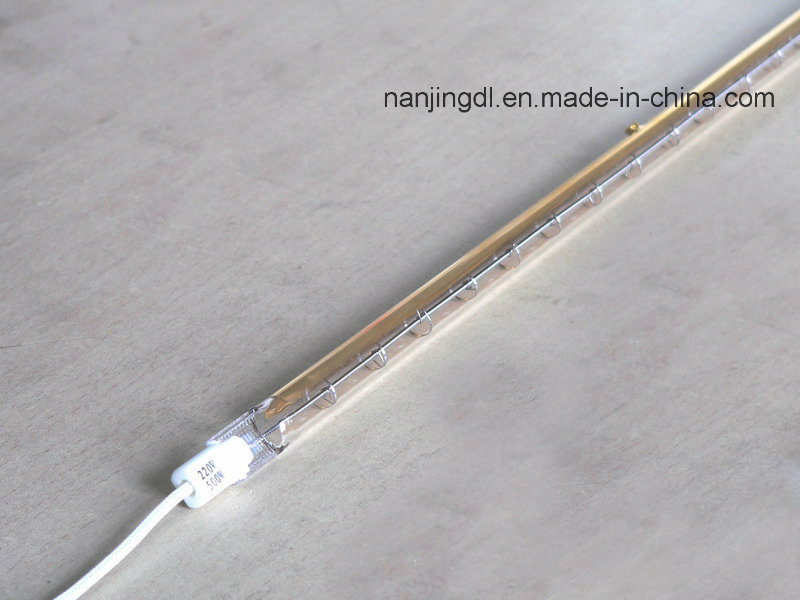 Single Infrared Heat Lamp with Gold Reflector