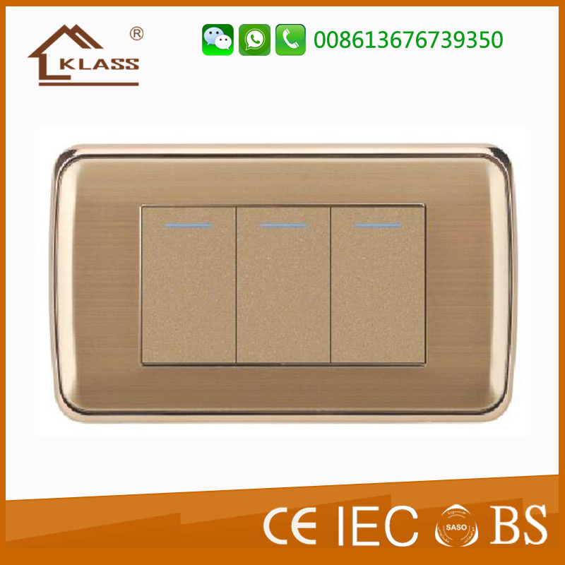 High Quality 220V Electrical Power Home Lighting Wall Switch
